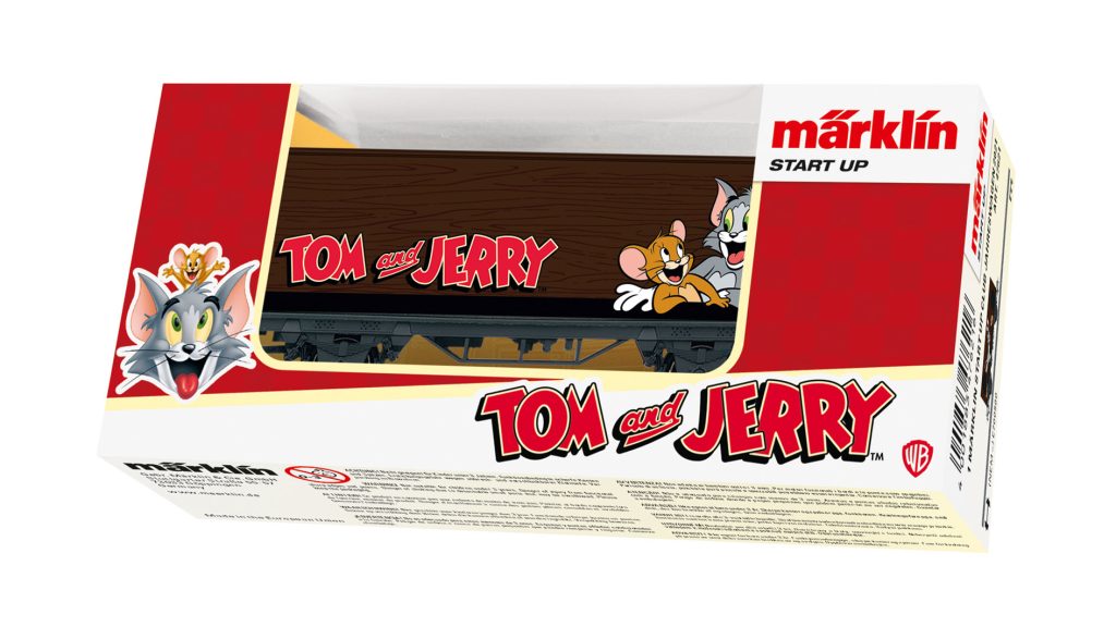 Carro con container in tematica "Tom & Jerry"