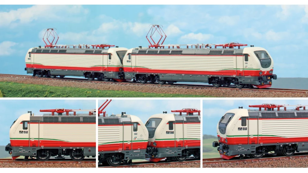 Set 2 locomotive E 402B (TI) "Frecciabianca"