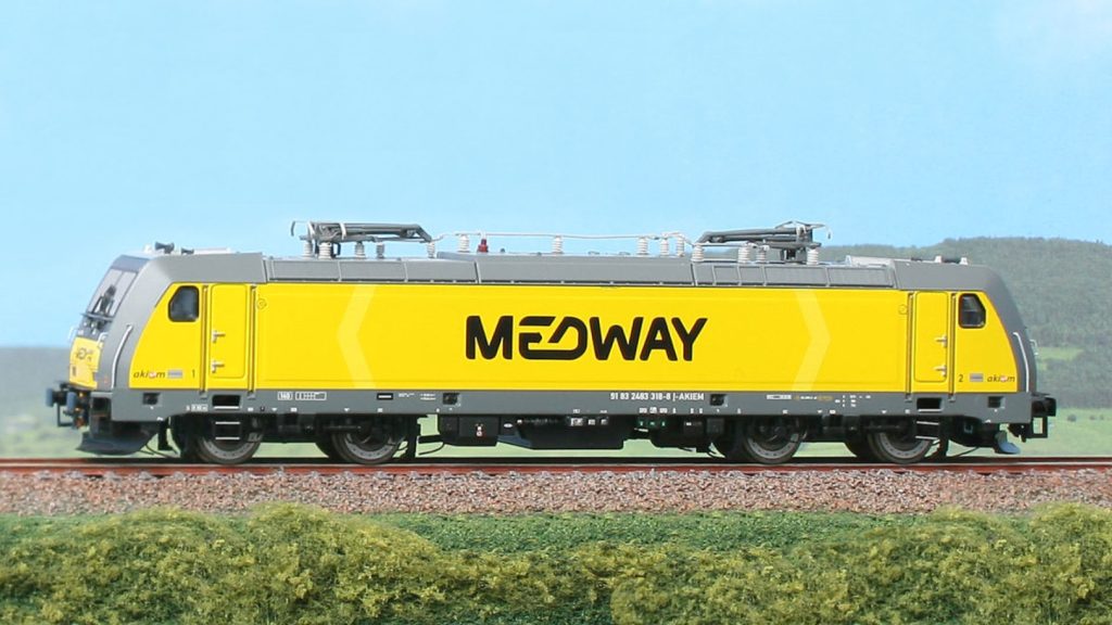 Locomotiva TRAXX E 483.318 Medway epoca VI