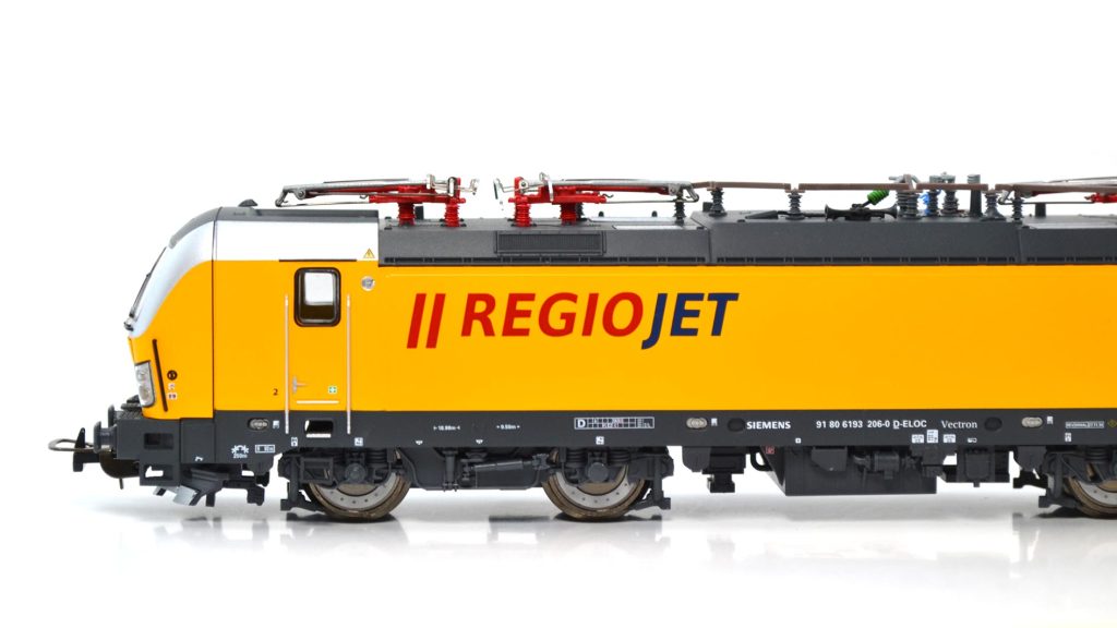 Locomotiva Vectron 193.206 Regiojet epoca VI