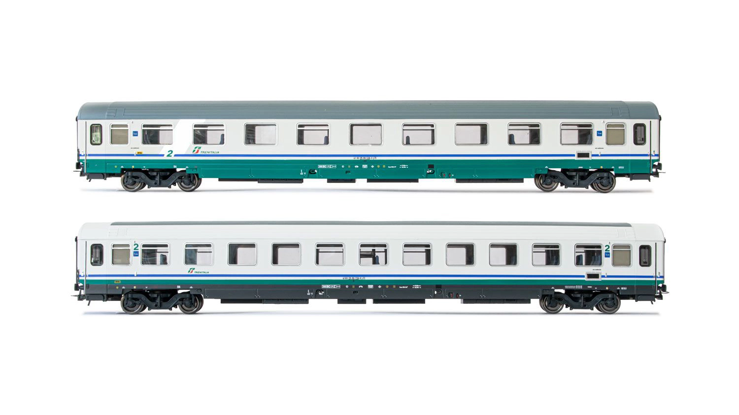 Set 2 carrozze Tipo UIC-Z Trenitalia XMPR