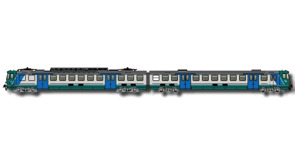 Set 2 elementi Trenitalia ALe 724 e Le 724 XMPR