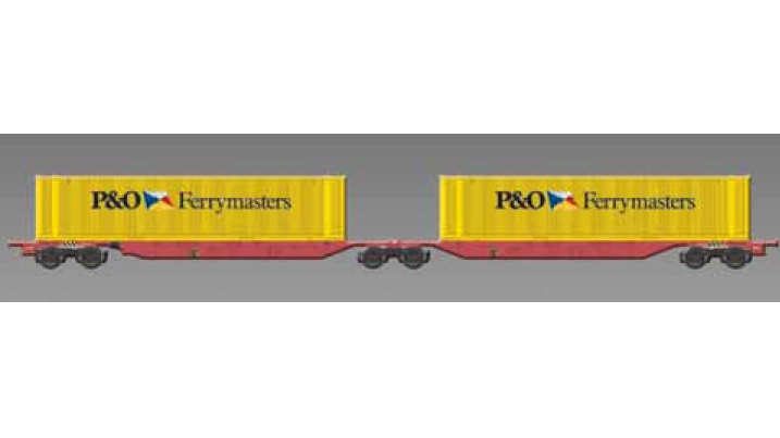 Carro Tipo Sggmrss Mercitalia "P&O Ferrymasters"