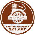 BR | British Railways Black Late Crest