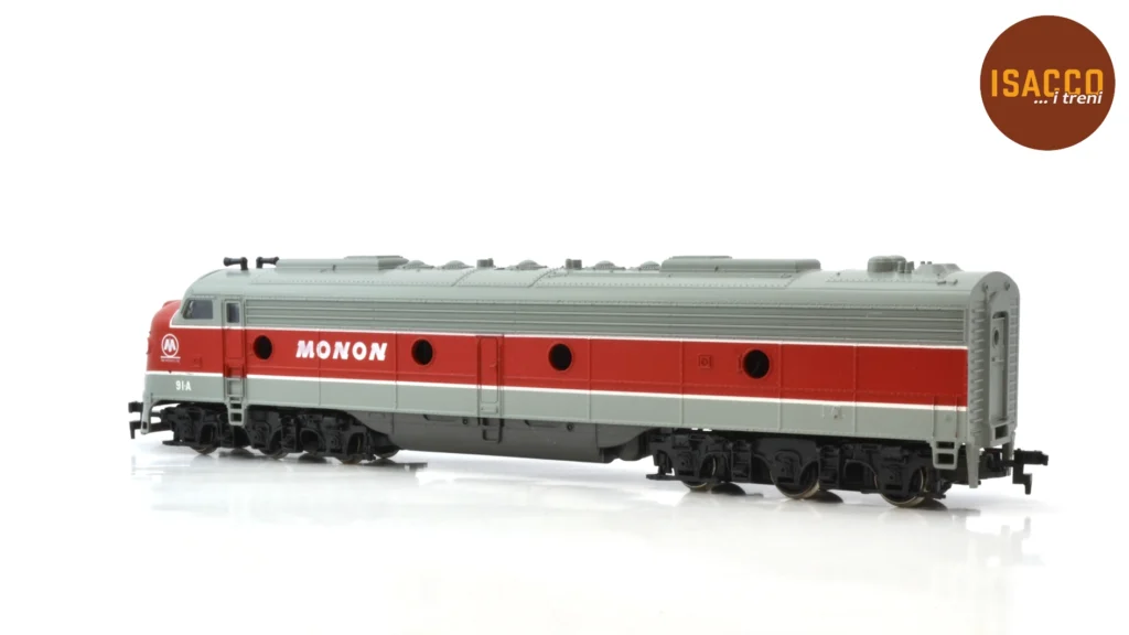 Set 2 locomotive diesel GM EMD E-8 91 (MON)