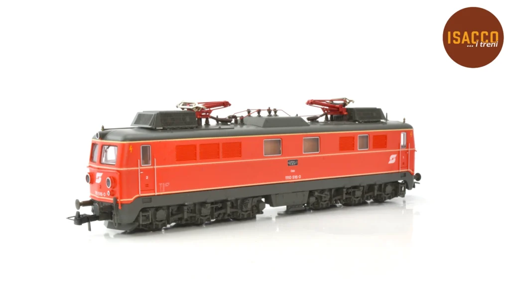 Locomotiva 1110 516-0 (ÖBB) livrea arancio