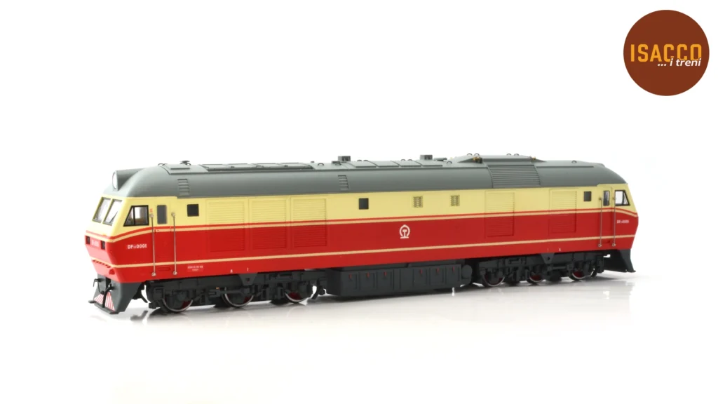 Locomotiva DF11 #0001 (CR) crema/rosso