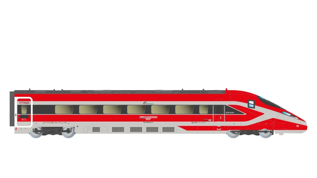 Set 4 elementi "Frecciarossa 1000" (TI) 2022