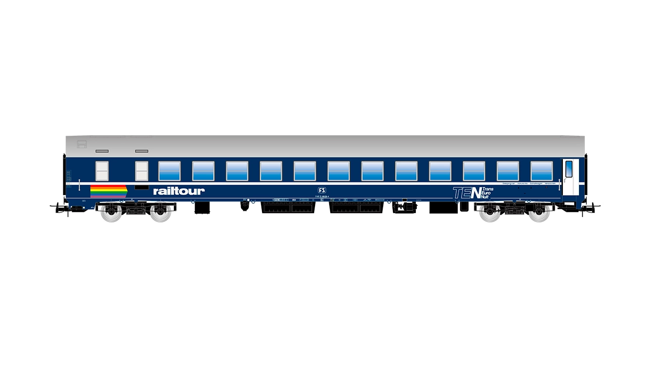 Carrozza Tipo MU (FS) livrea TEN Railtour