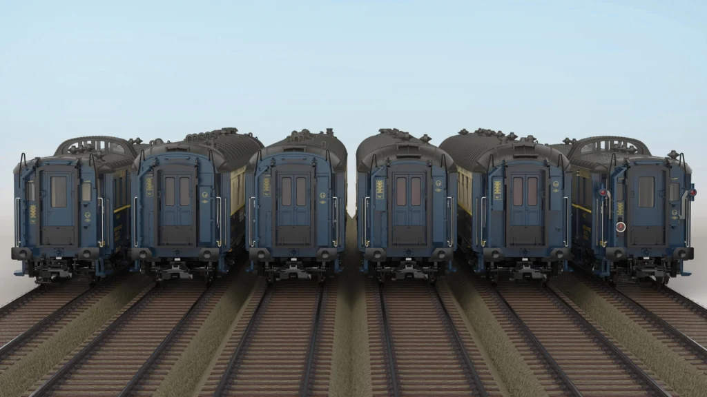 Set 6 carrozze "Edelweiss Pullman Express" (CIWL)