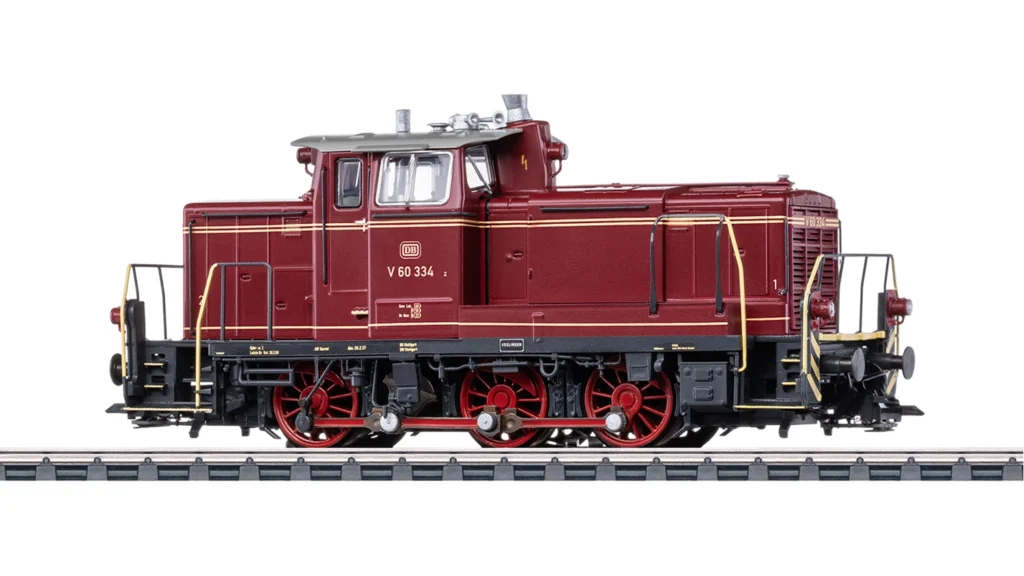 Locomotiva V 60 334 (DB) rosso porporino