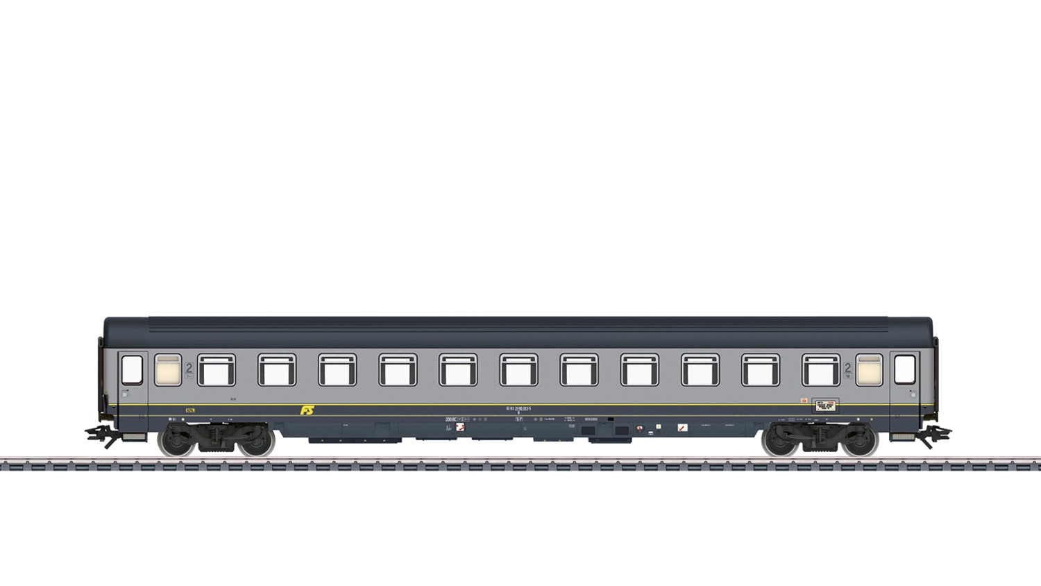 Carrozza Eurofima "EC Paganini" (FS) Bz bigrigio