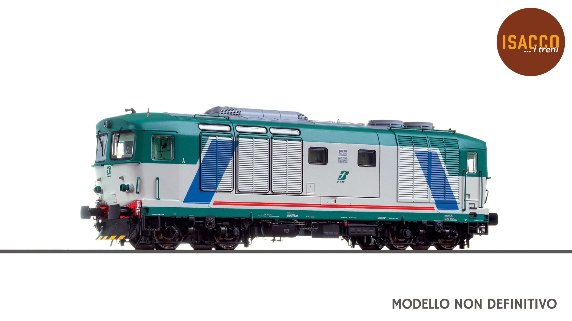 Locomotiva D 445.1105 (FS) livrea XMPR