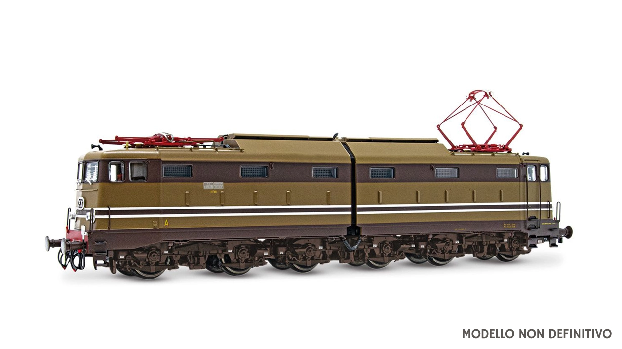 Locomotiva E 645 (FS) carrelli castano