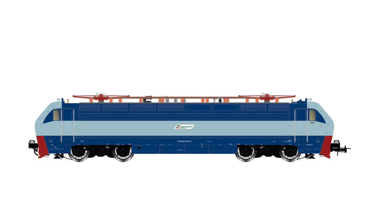 Locomotiva E 402B (TTI) livrea dedicata