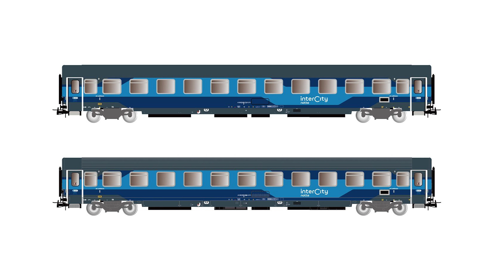 Set 2 carrozze (TI) Z1 "Intercity Notte"