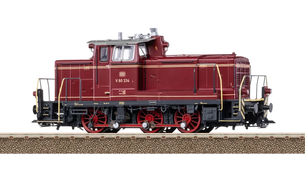 Locomotiva V 60 334 (DB) rosso porporino