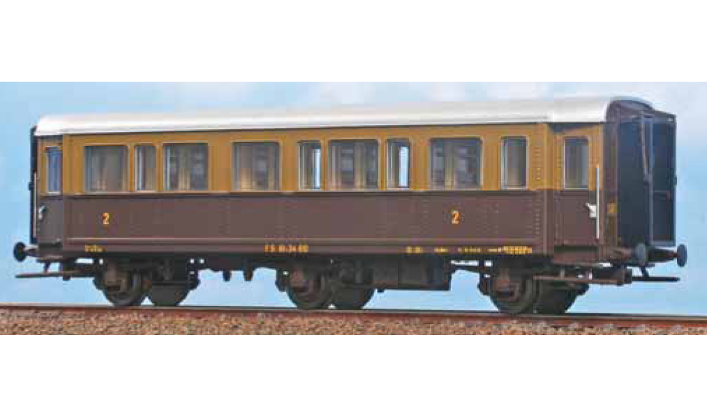 Carrozza 3 assi Tipo 1904 (FS) Bly 34610